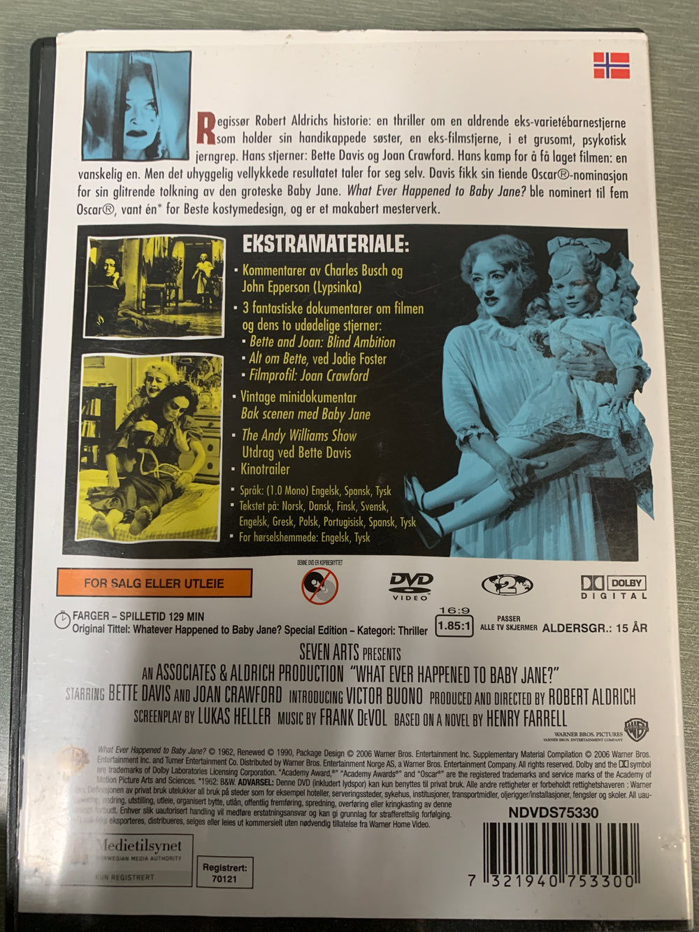What Ever Happened to Baby Jane?. 1962. DVD.