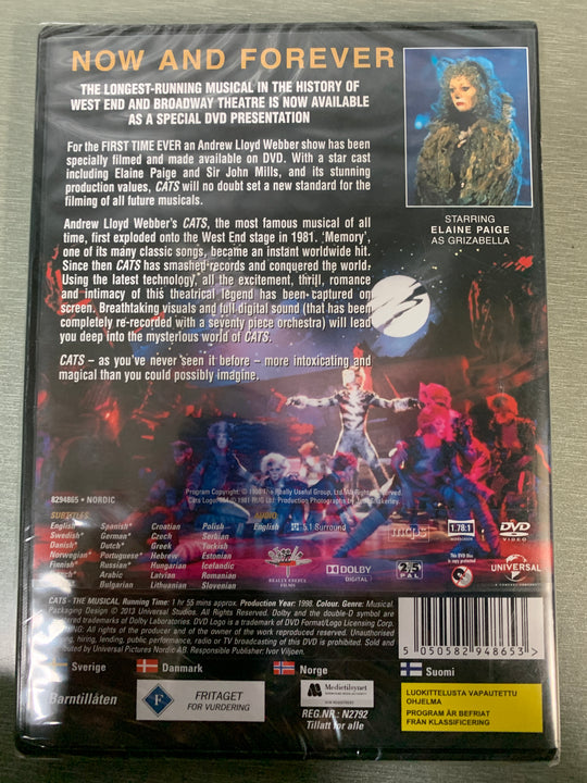 Cats. 1998. DVD.