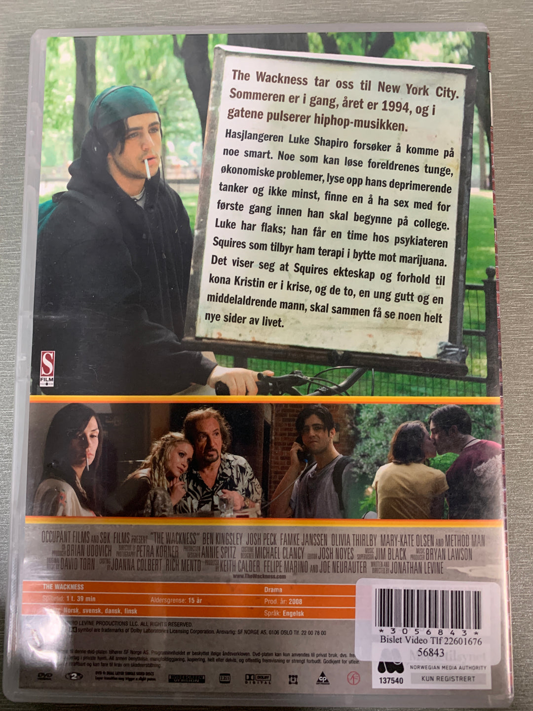 The Wackness. 2008. DVD.