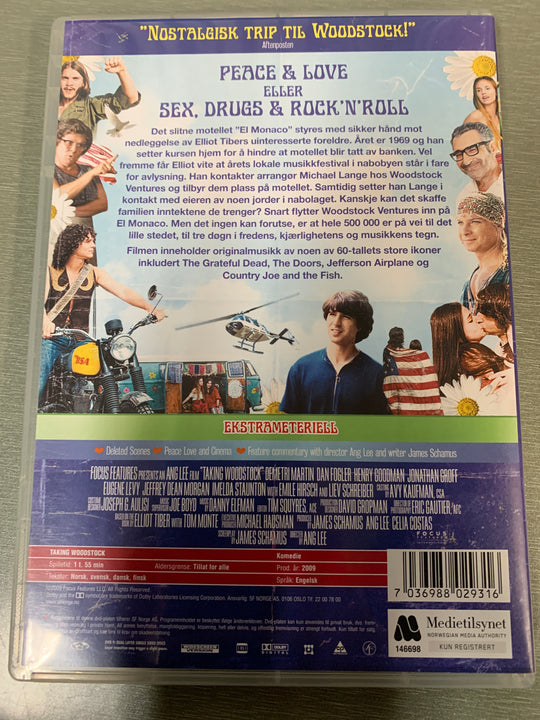 Taking Woodstock (2009). DVD.
