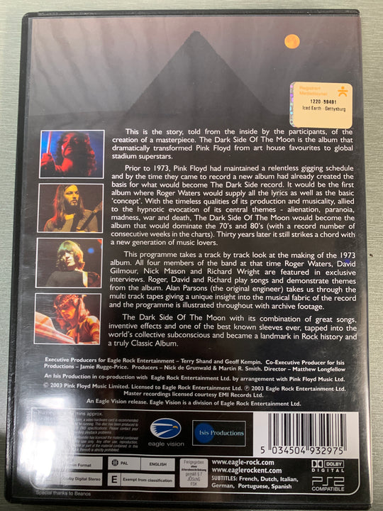 Pink Floyd: The Making of The Dark Side of the Moon (2003). DVD.