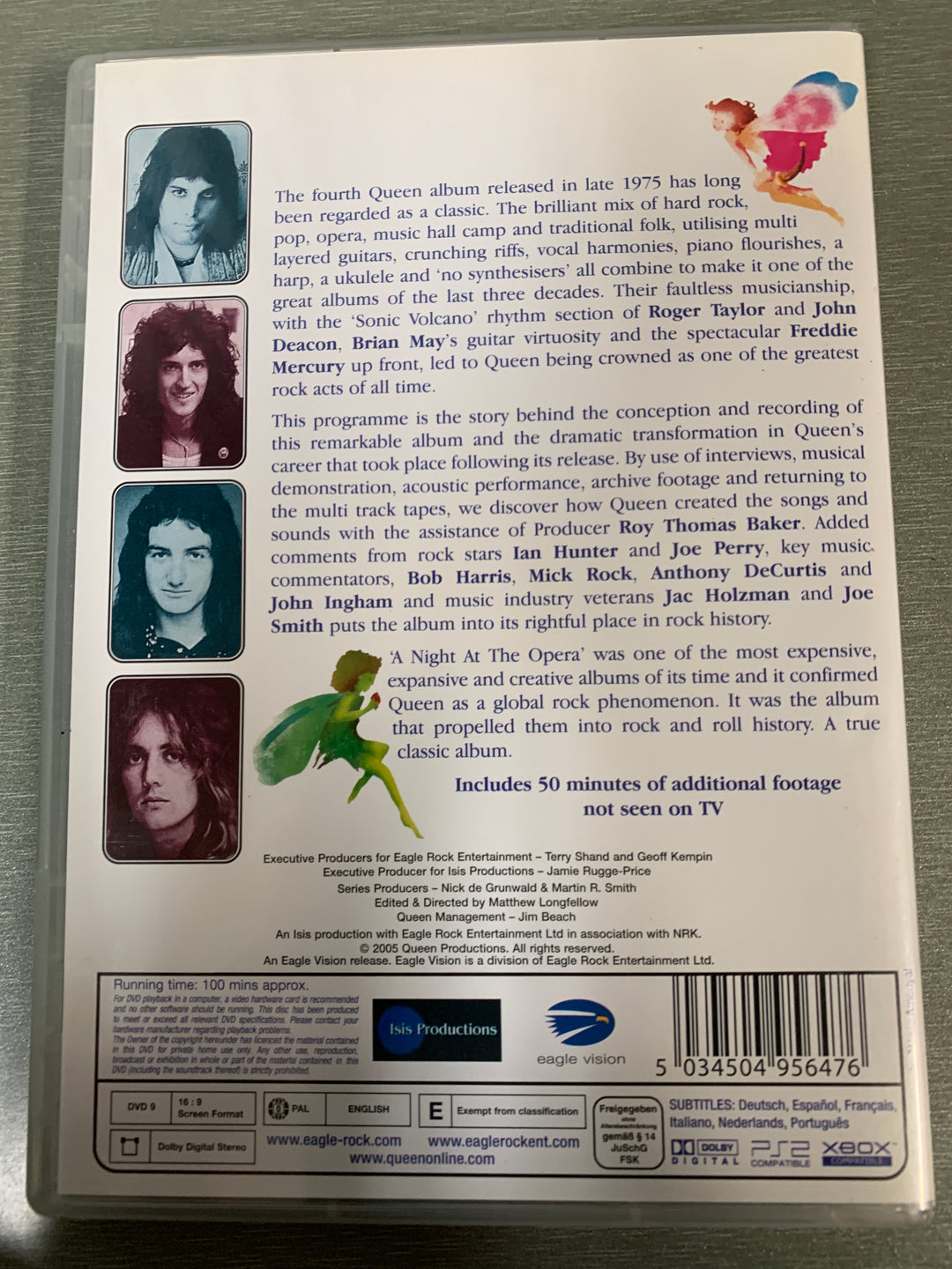 Queen: The Making of A Night At The Opera (2005). DVD.