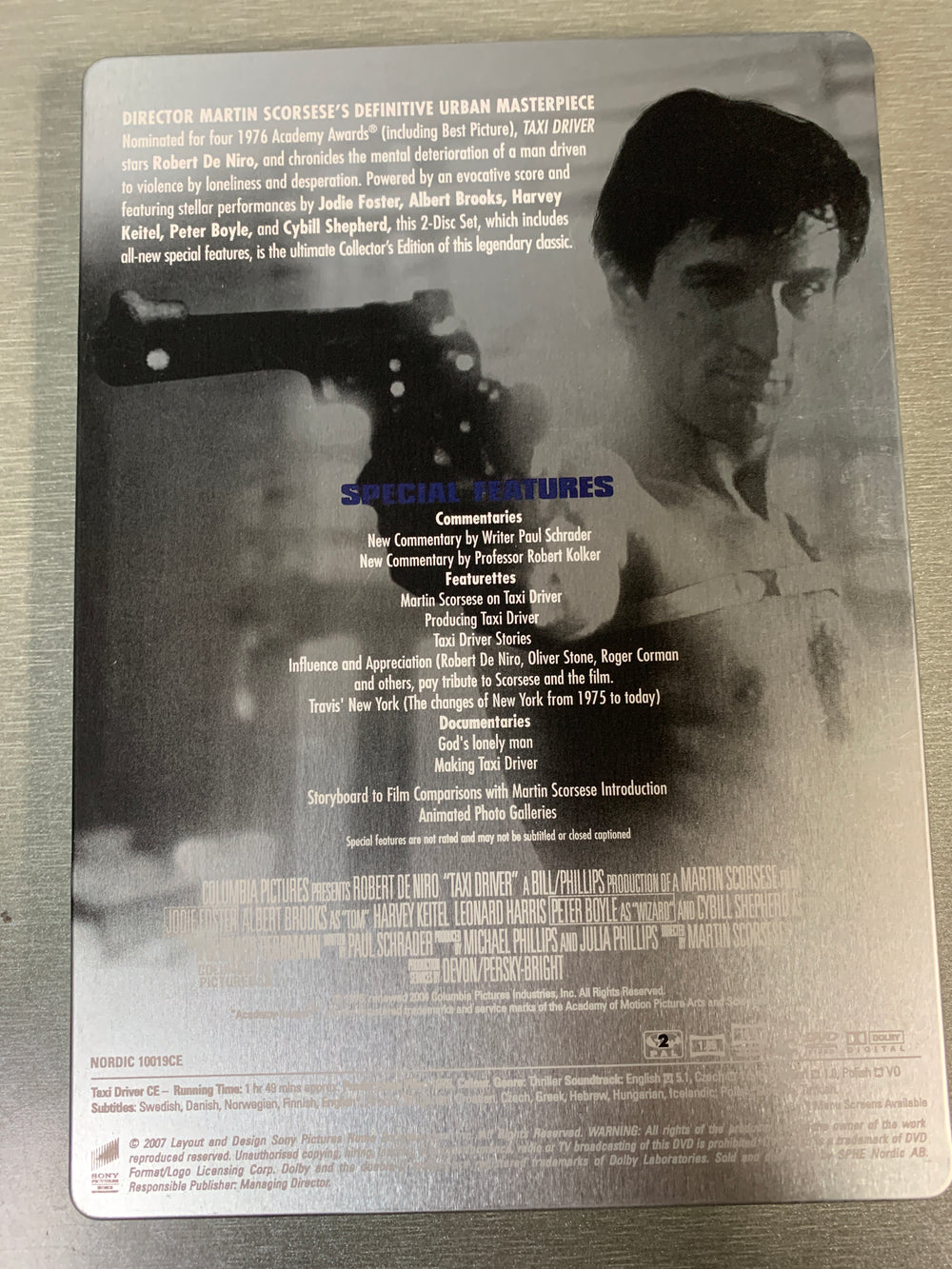Taxi Driver (1976). DVD.