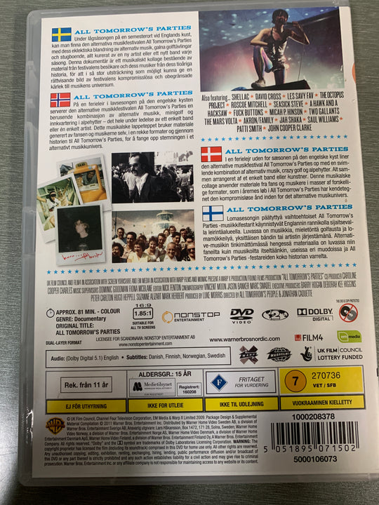 All Tomorrow's Parties (2009). DVD.