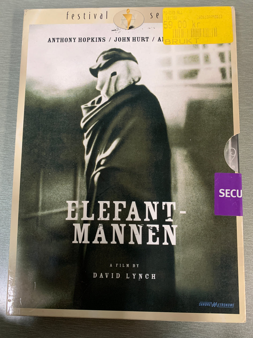 Elefantmannen (1980). DVD.
