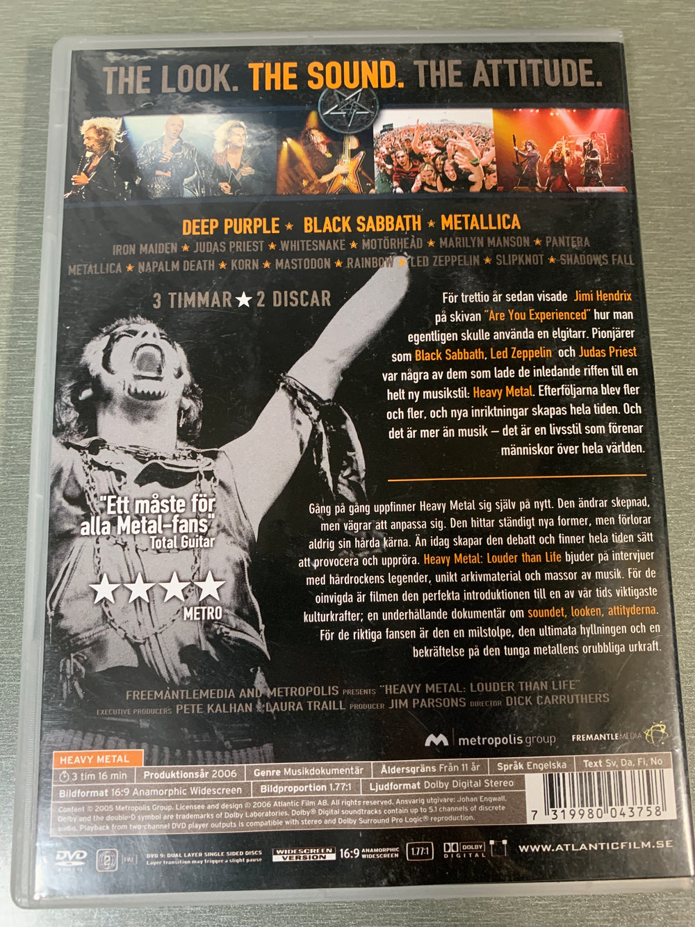 Heavy Metal - Louder than life. 2006. DVD.