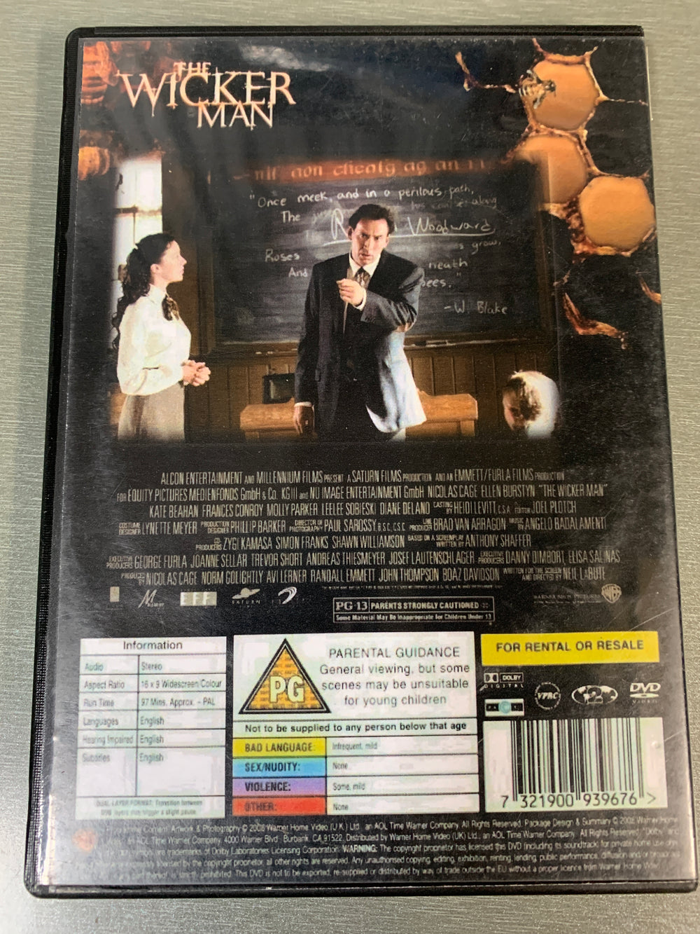 The Wicker Man. 2006. DVD.