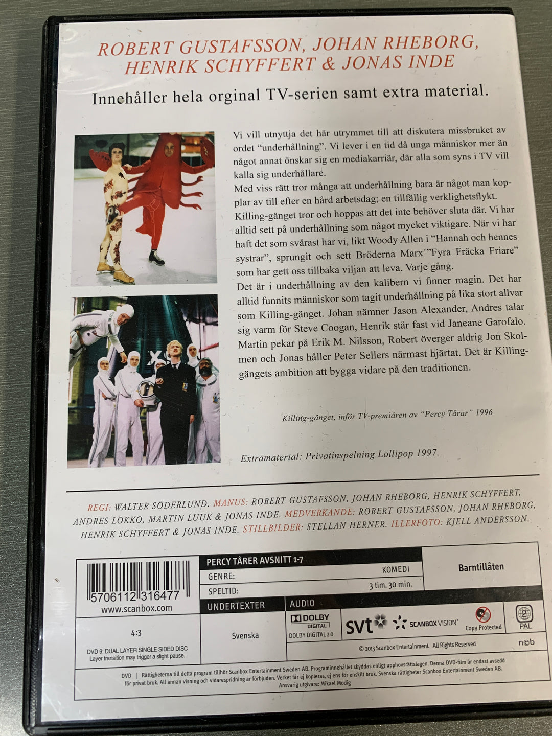Percy tårar (1996). DVD.