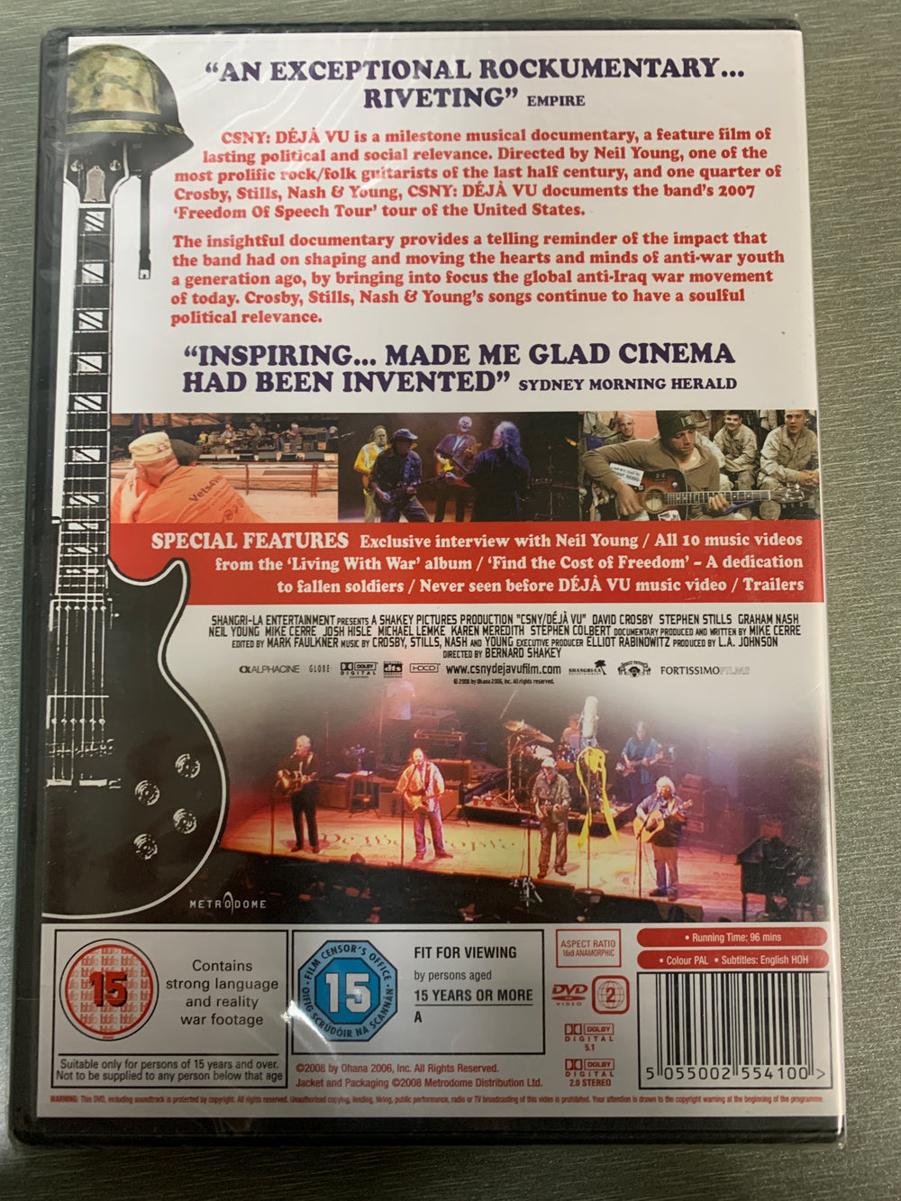 CSNY Déjà Vu (2008). DVD.