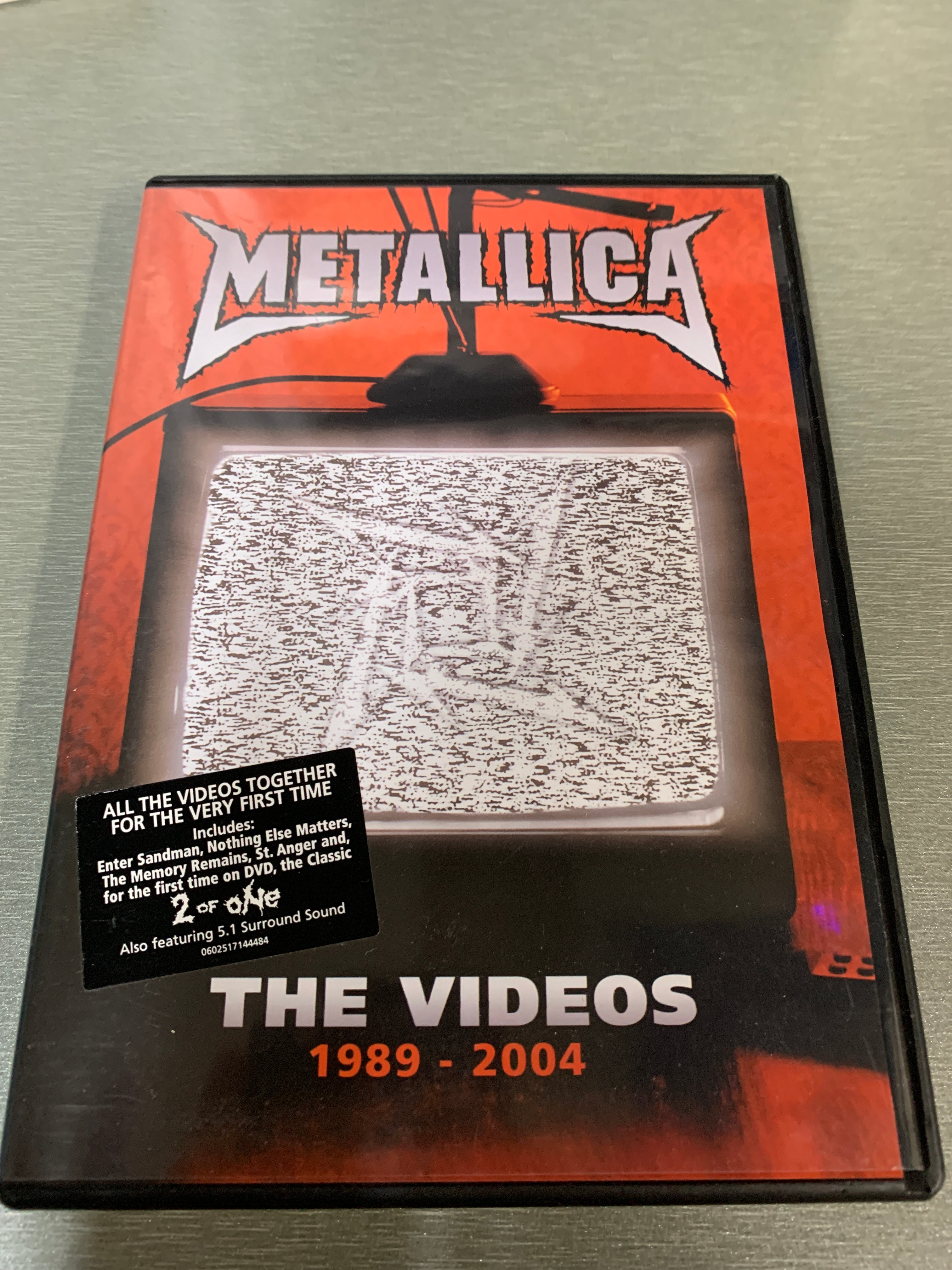Metallica: The Videos 1989 - 2004 (2006). DVD.