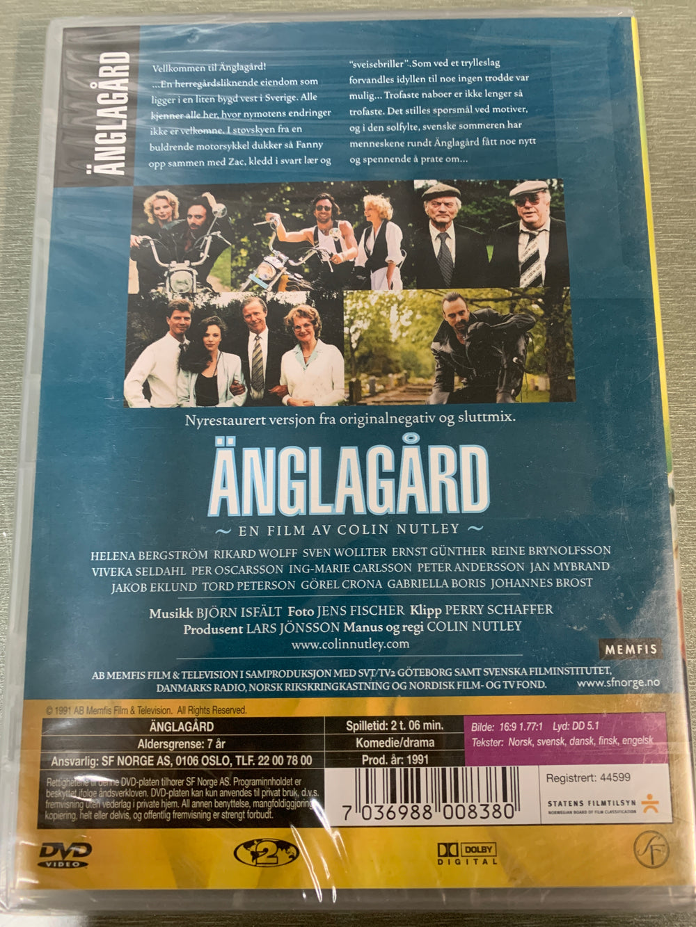 Änglagård (1992). DVD. Ny i plast!