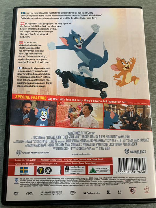 Tom & Jerry: The Movie (2021). DVD.