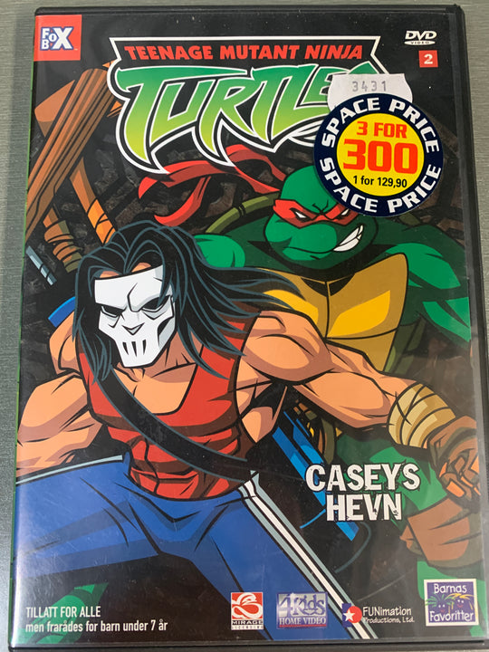 Teenage Mutant Ninja Turtles: Caseys Hevn (2003). DVD.