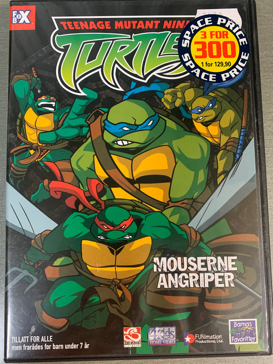 Teenage Mutant Ninja Turtles: Mouserne Angriper (2003). DVD.
