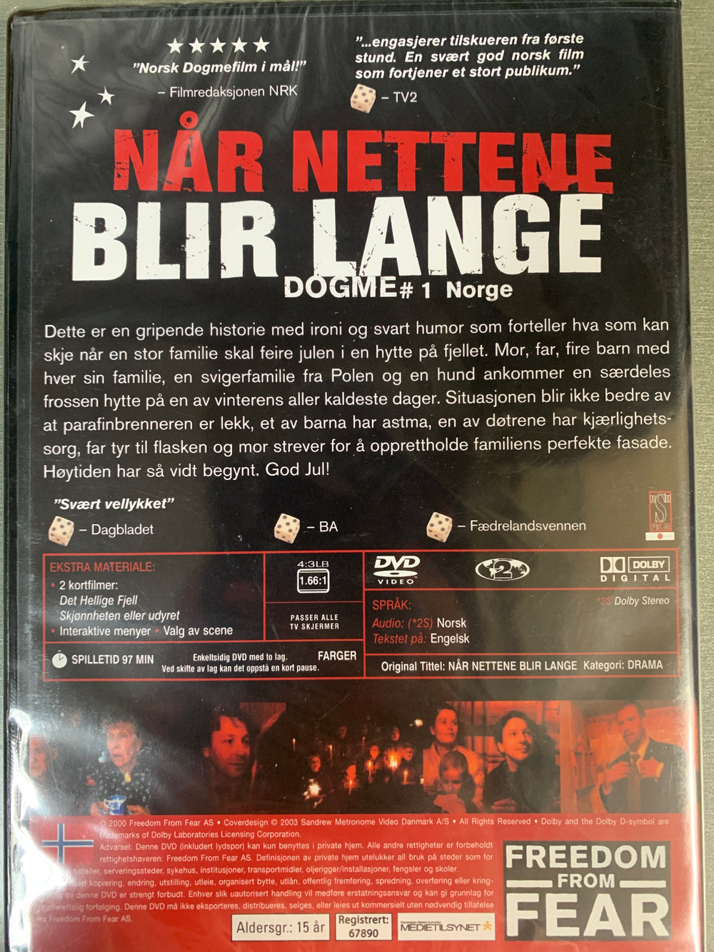 Når Nettene Blir Lange (2000). DVD.