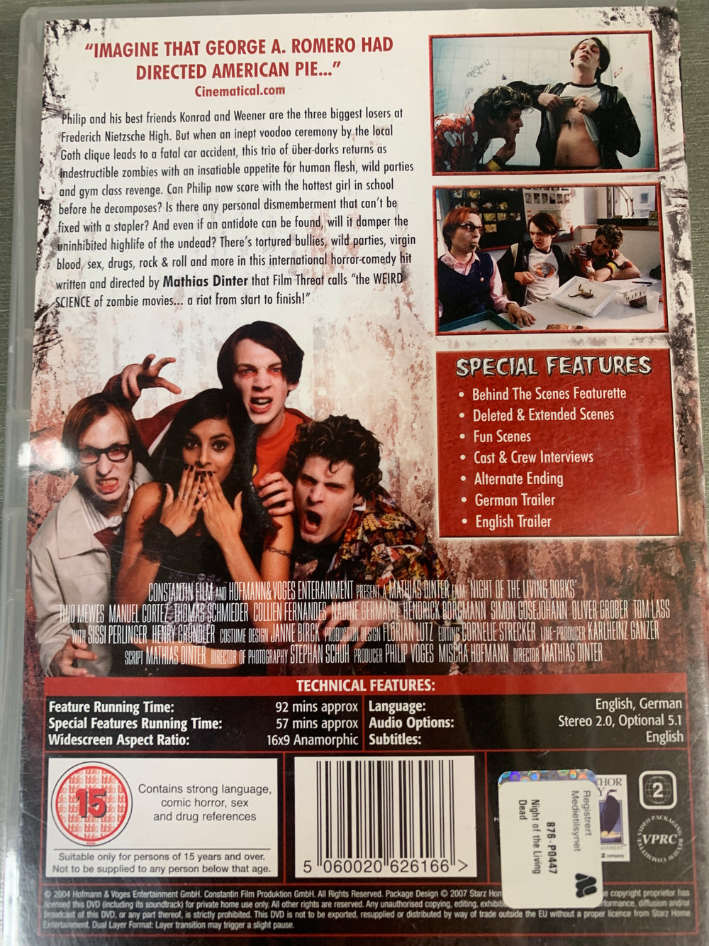 Night of the Living Dorks (2004). DVD.