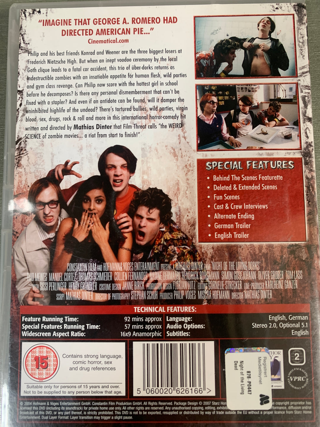 Night of the Living Dorks (2004). DVD.