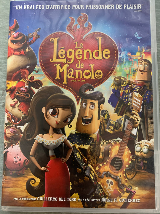 La Légende de Manolo / Book of Life (2014). DVD.