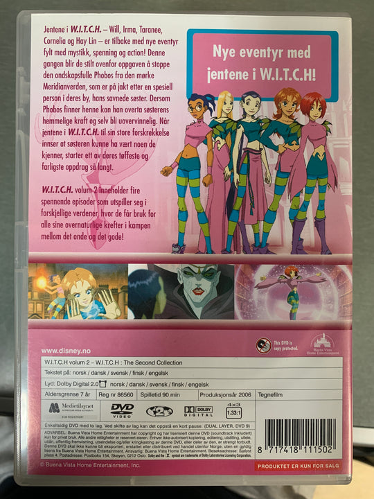 W.I.T.C.H. Volum 2 (2005). DVD.