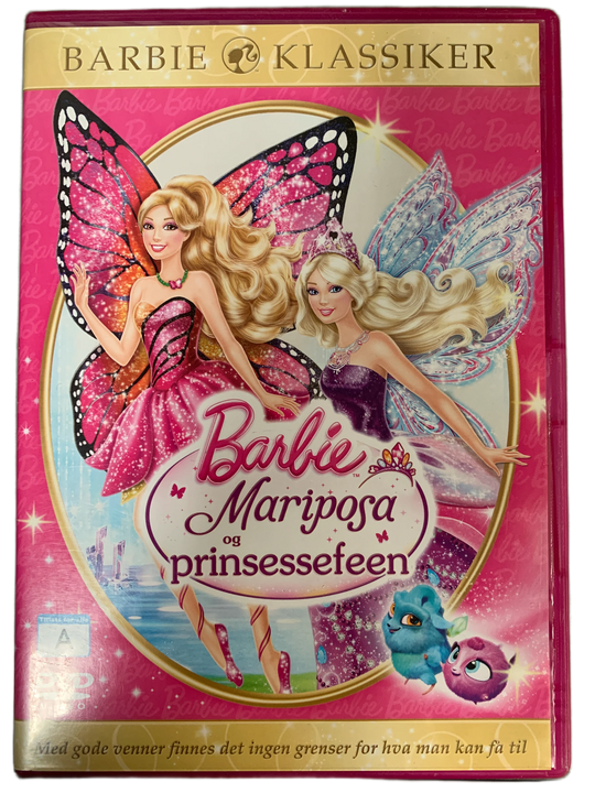 Barbie Mariposa og prinsessefeen (2013). DVD.
