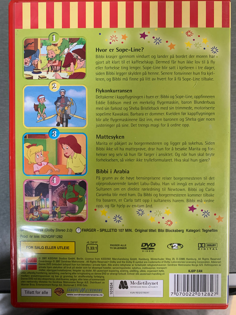 Bibbi Blocksberg – Flykonkurransen (2006). DVD.