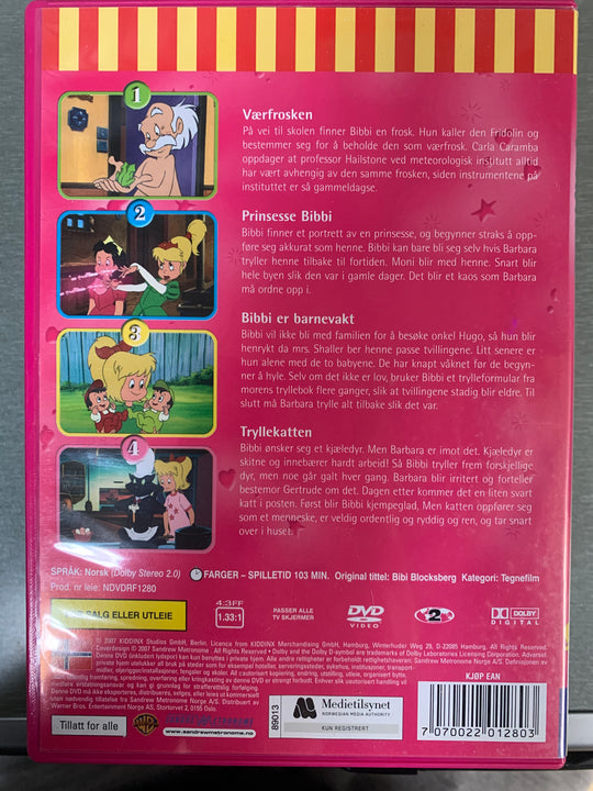 Bibbi Blocksberg – Prinsesse Bibbi (2006). DVD.