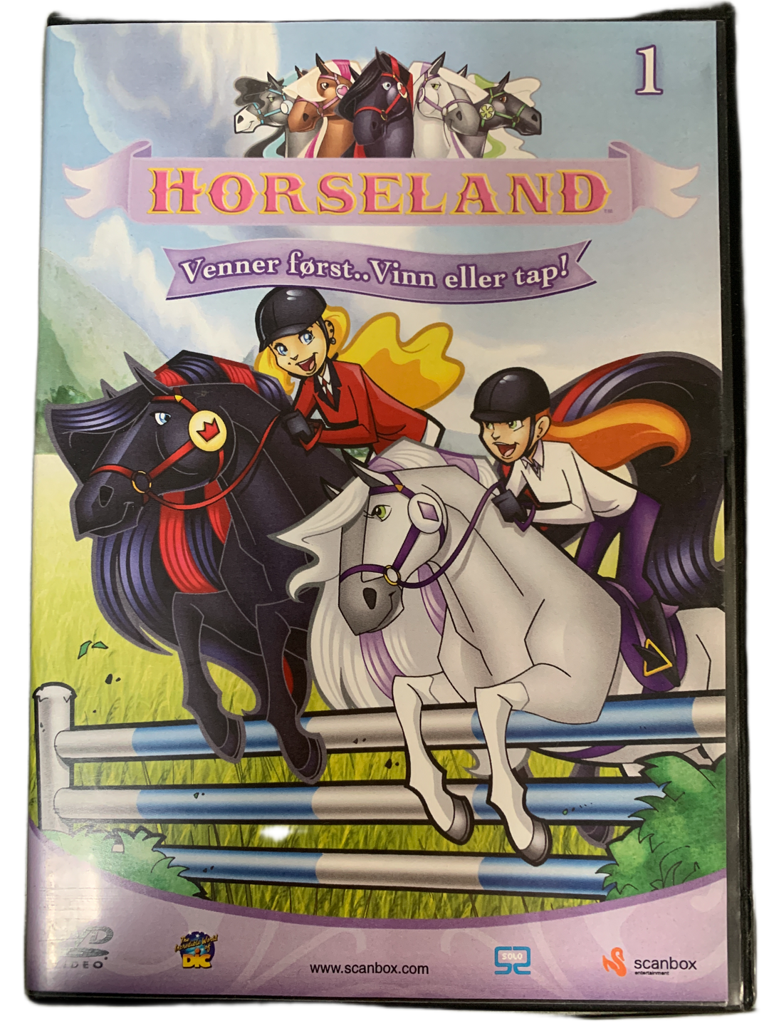 Horseland 1 – Venner først... Vinn eller tap? (2007). DVD.