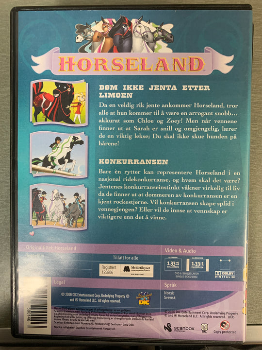 Horseland 1 – Venner først... Vinn eller tap? (2007). DVD.