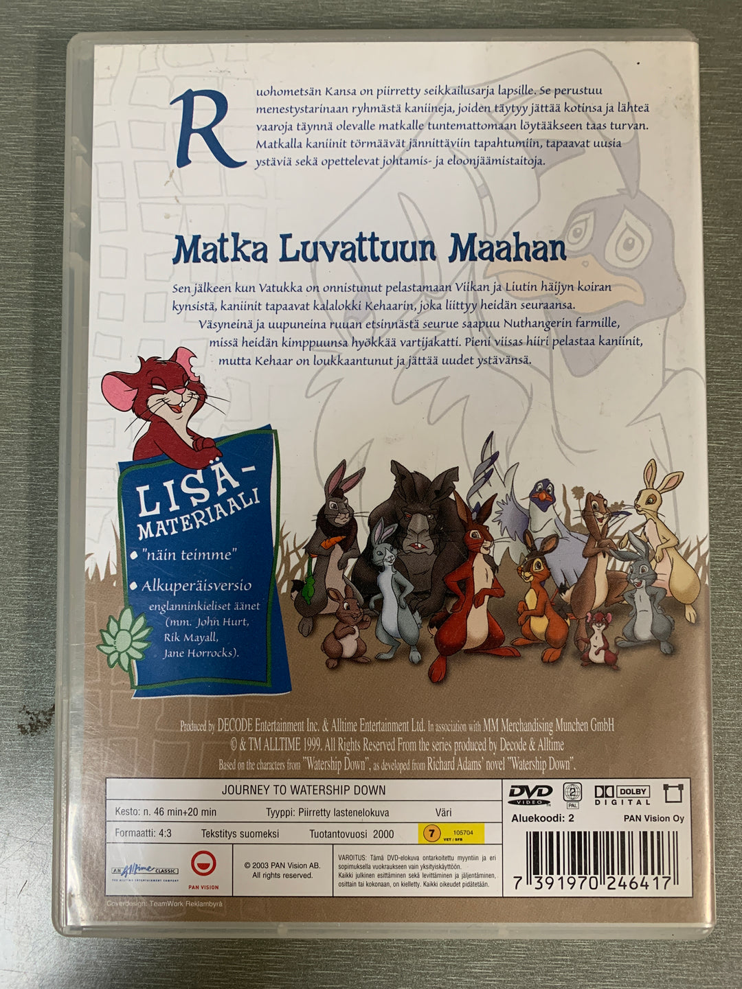 Ruohometsän Kansa I – Matka Luvattuun Maahan. DVD.