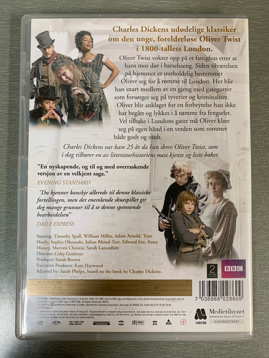 Oliver Twist. DVD.
