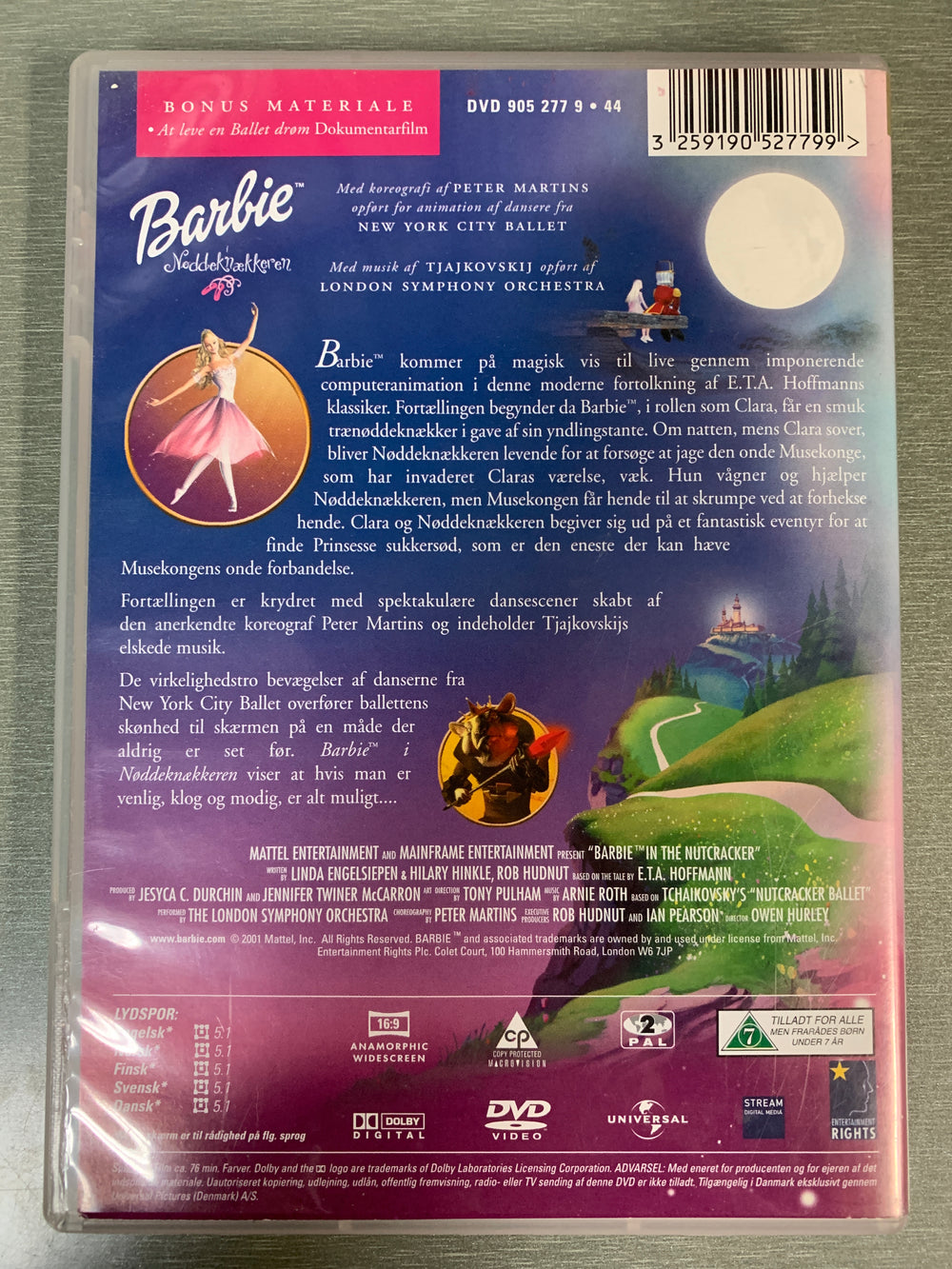 Barbie i Nøtteknekkeren. DVD.