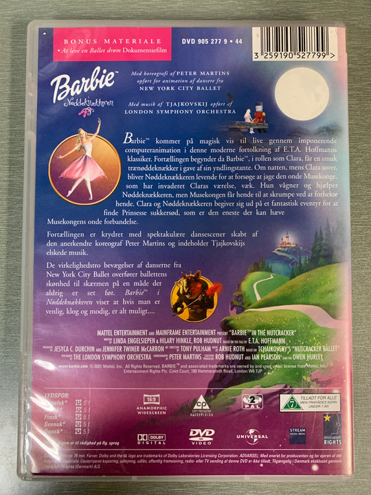 Barbie i Nøtteknekkeren. DVD.