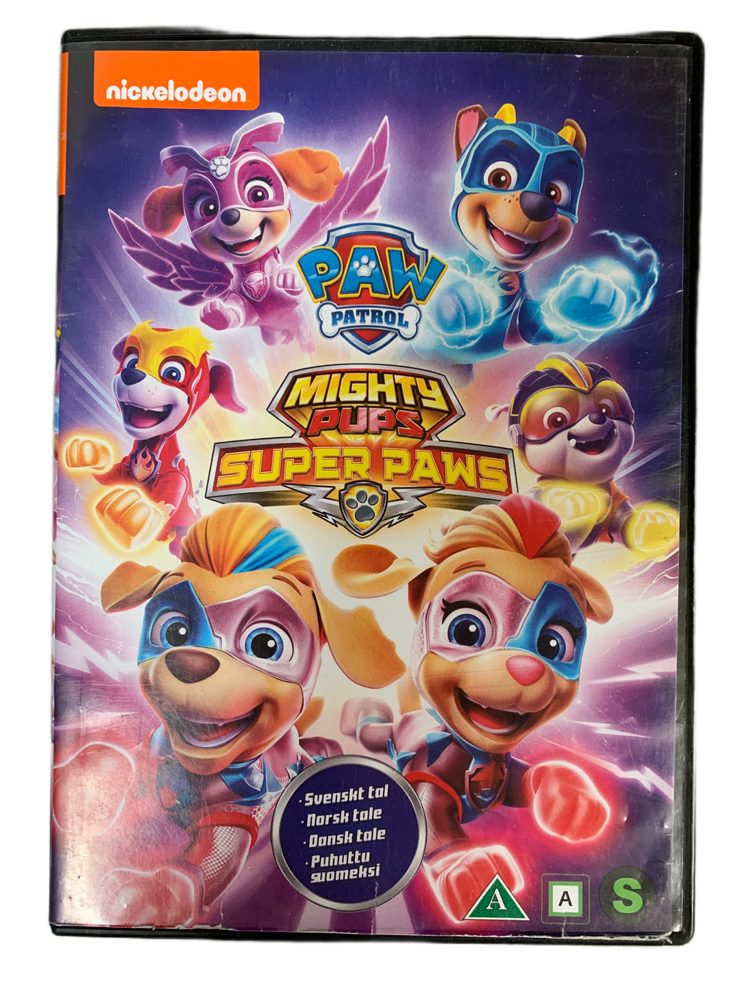 Paw Patrol - Mighty Pups: Super Paws. 2020. DVD.