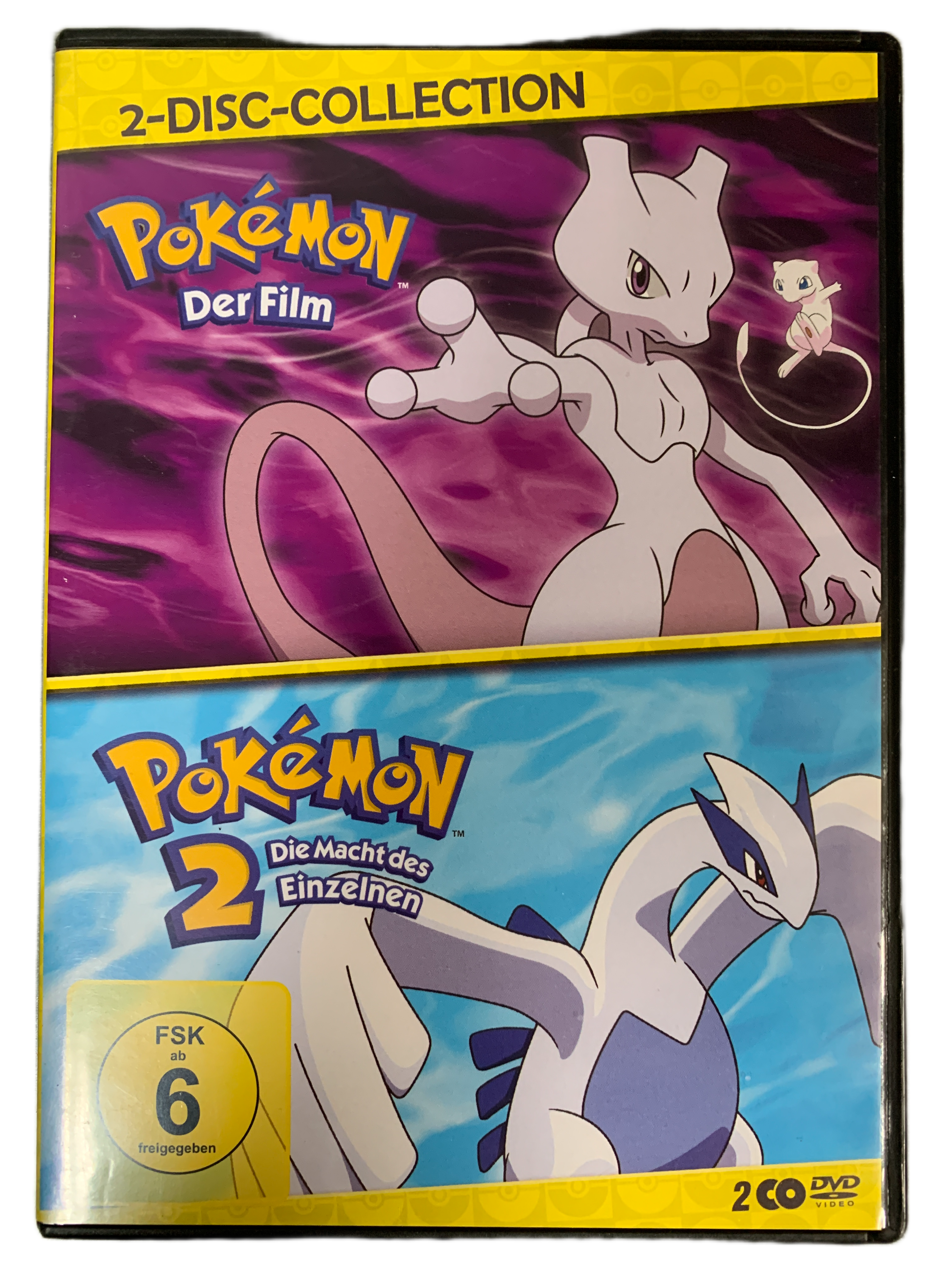 Pokémon - Der Film / Pokémon 2 - Die Macht des Einzelnen. 1998/1999. DVD.
