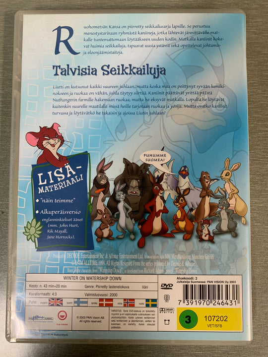 Ruohometsän Kansa: Talvisia Seikkailuja. 1999. DVD.