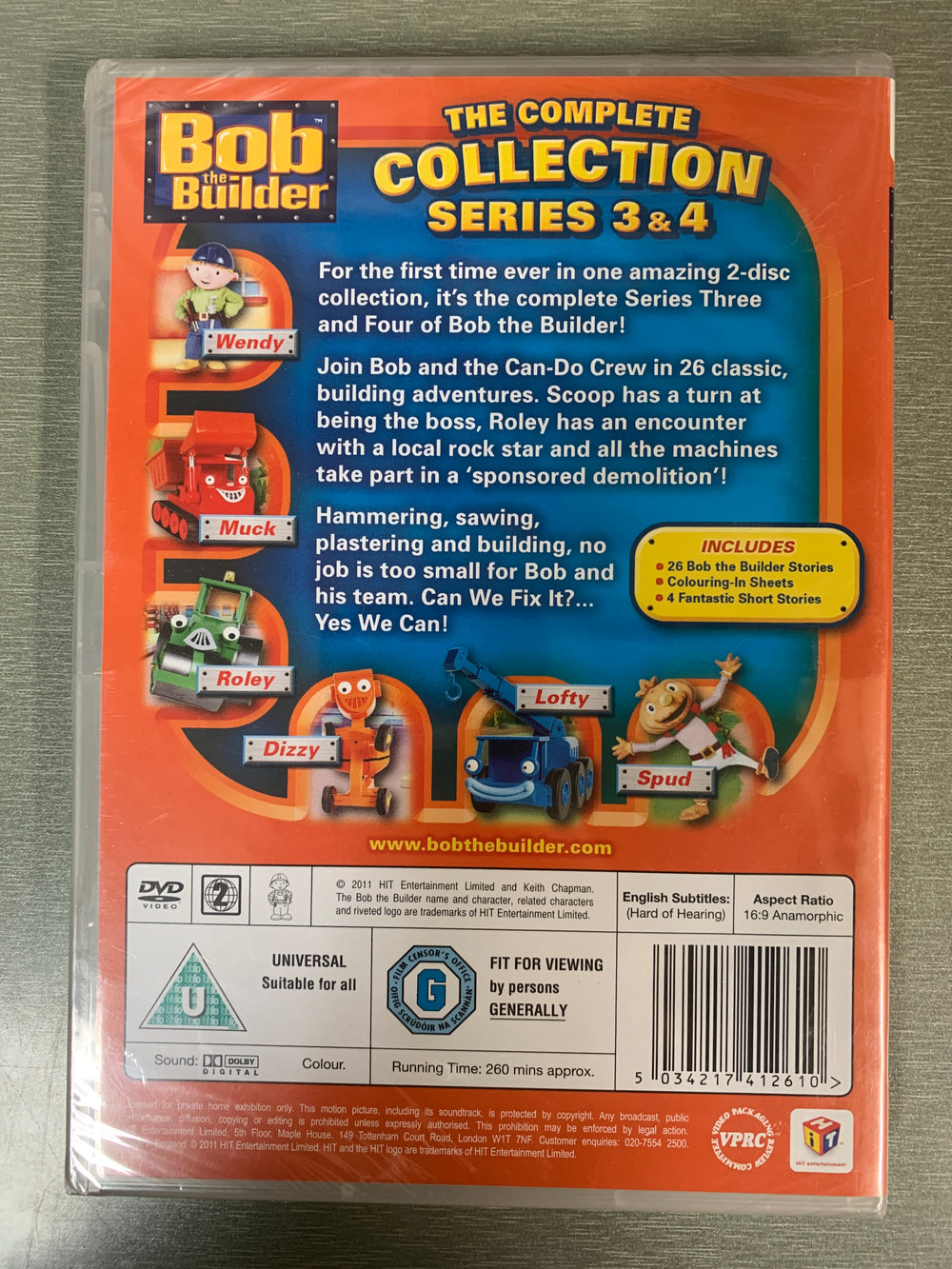 Bob the Builder: The Complete Collection Series 3 & 4. 2001. DVD.