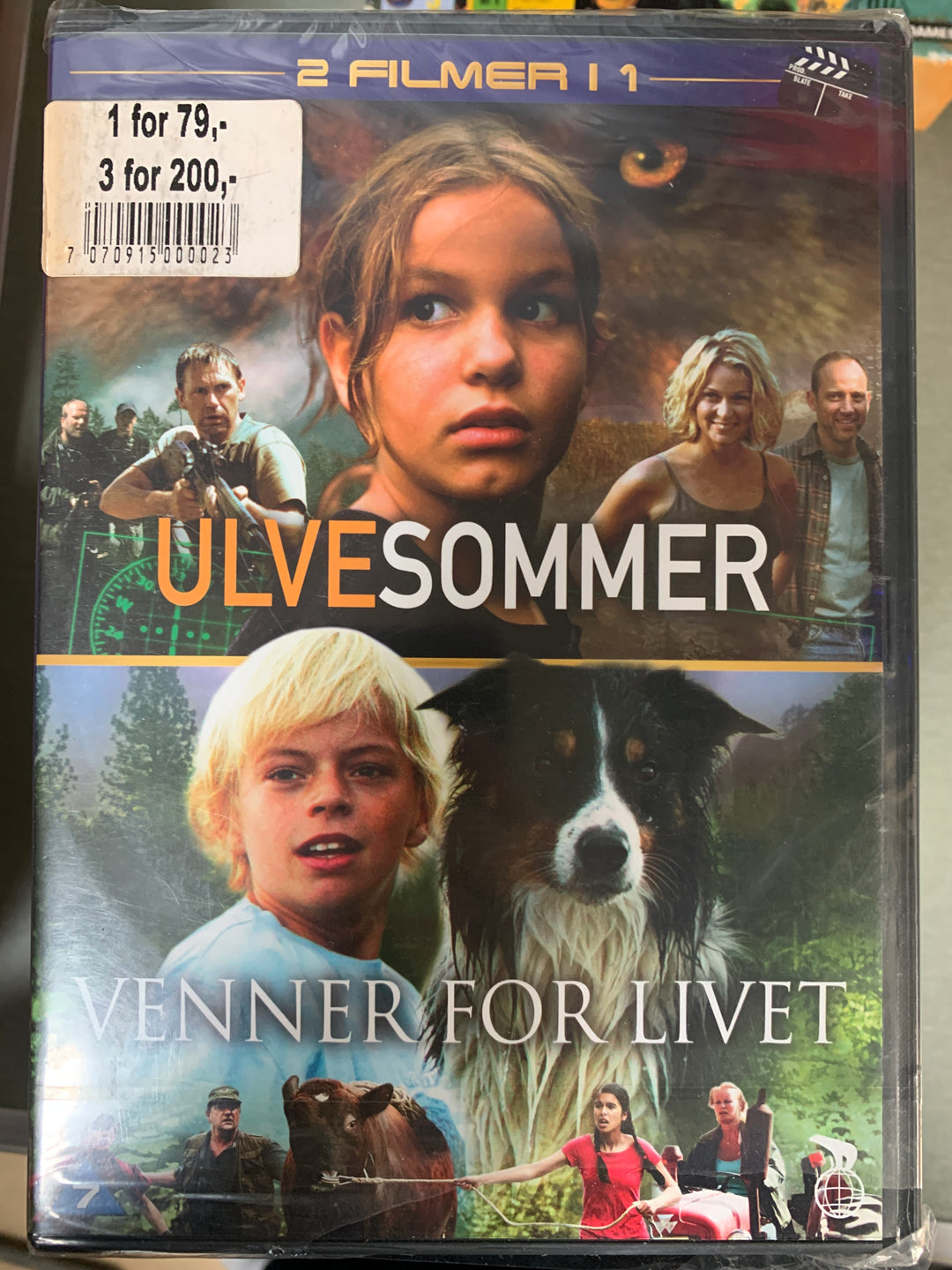 Ulvesommer / Venner for livet. DVD. Ny i plast!