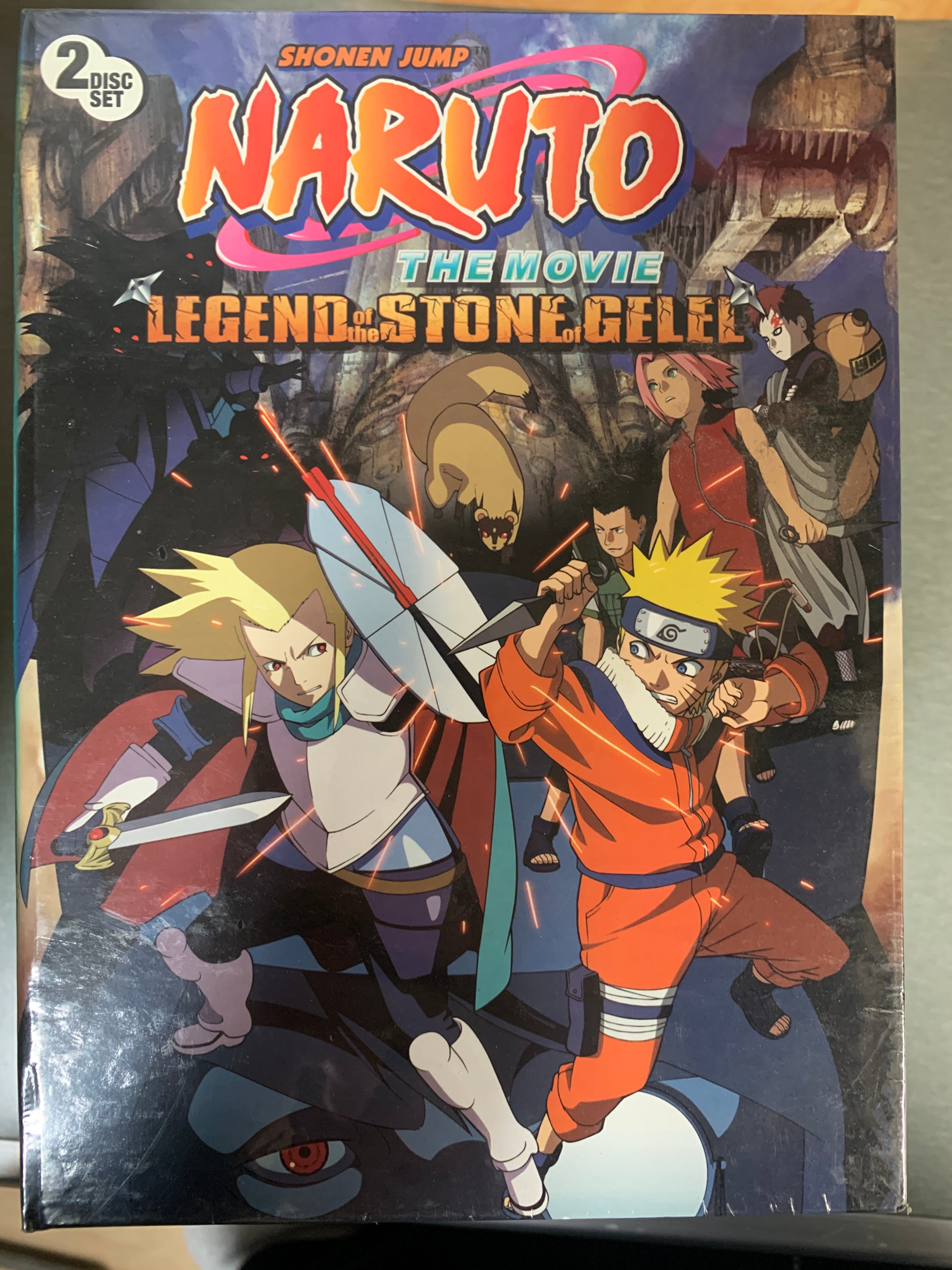 Naruto The Movie: Legend of the Stone of Gelel. DVD. Ny i plast!