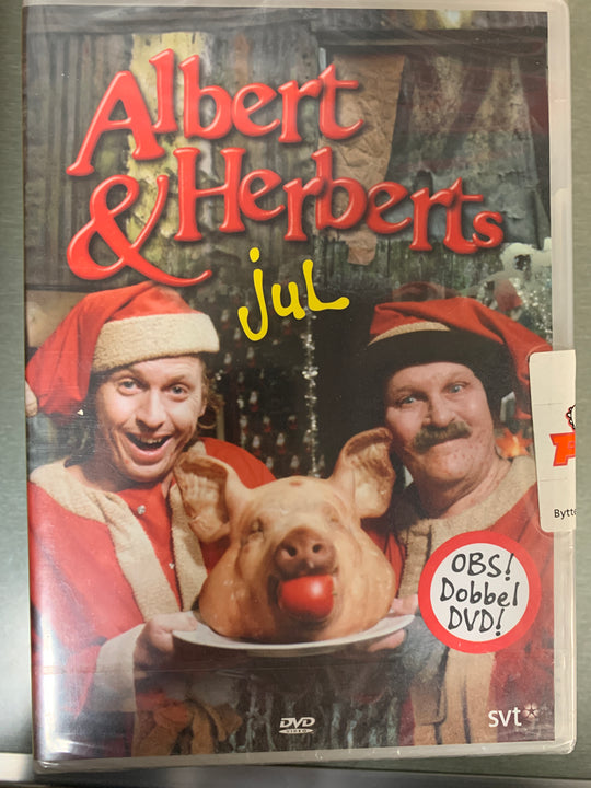 Albert & Herberts Jul. DVD. Ny i plast!