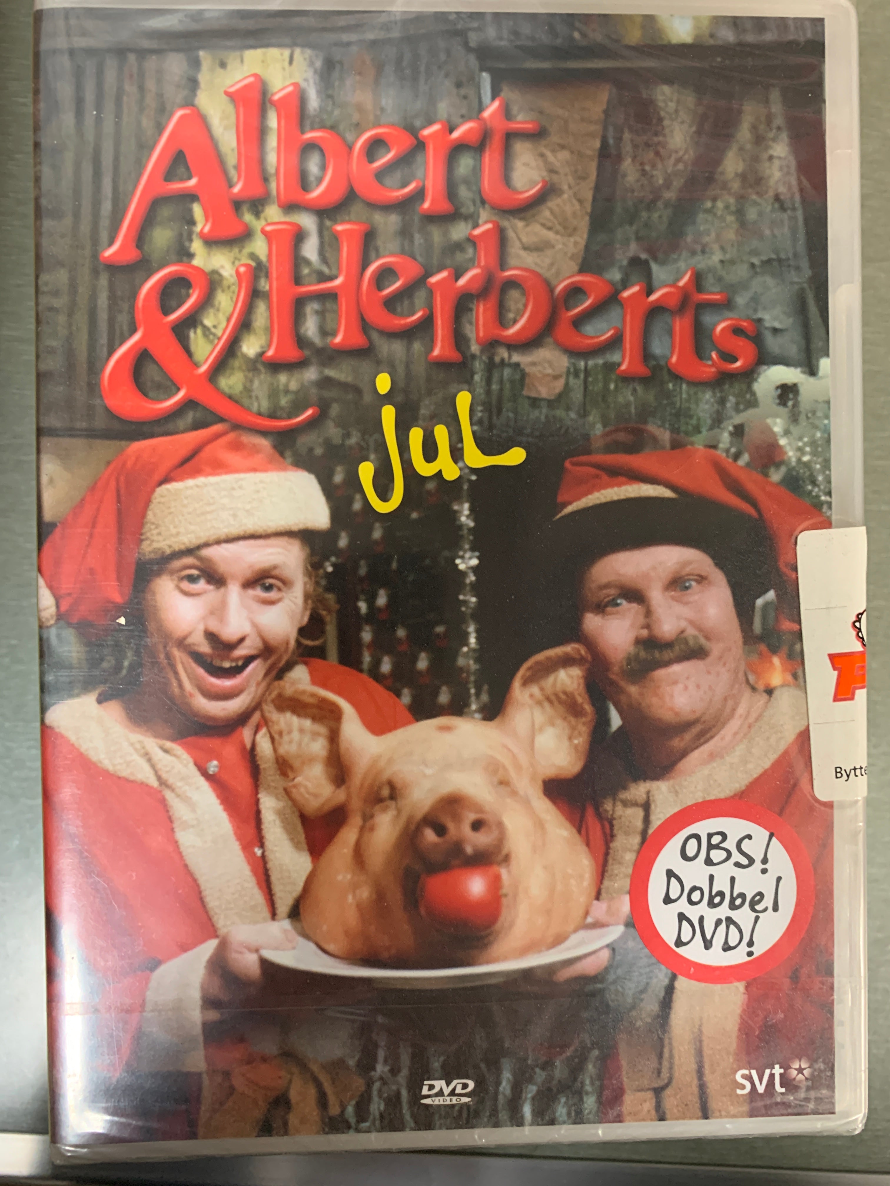 Albert & Herberts Jul. DVD. Ny i plast!
