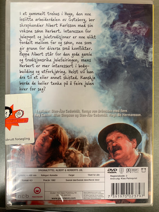 Albert & Herberts Jul. DVD. Ny i plast!