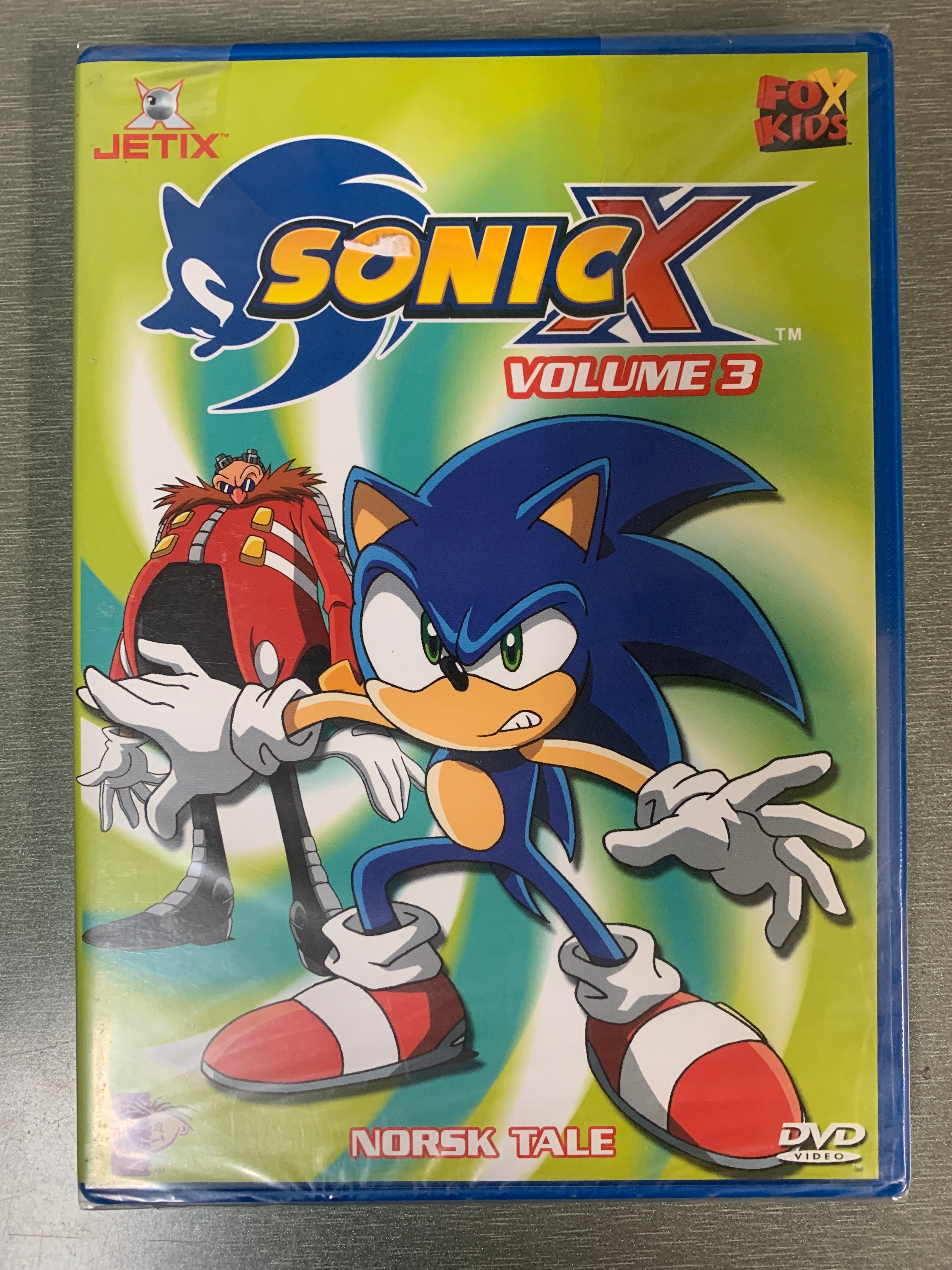 Sonic X: Volume 3. 2004. DVD. Ny i plast!