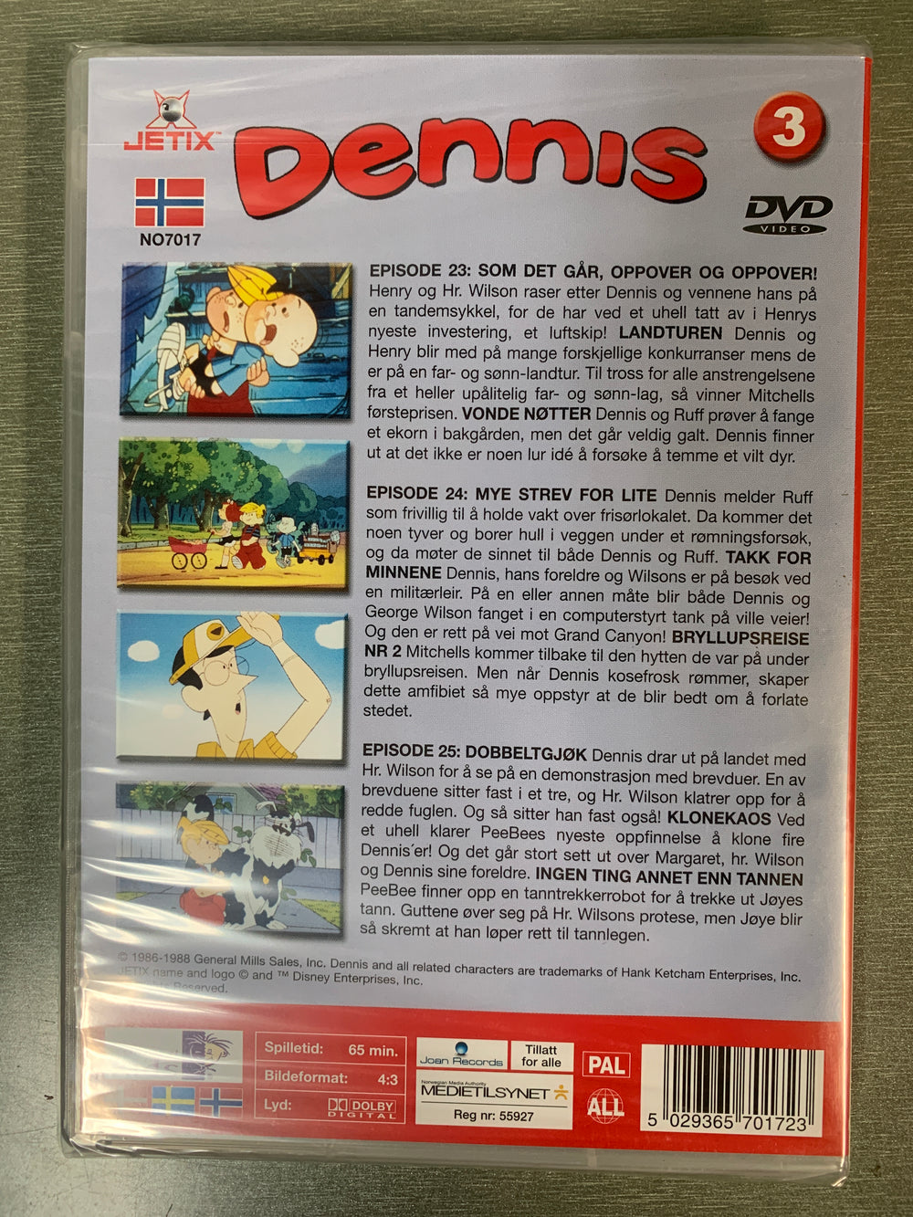 Dennis. Vol. 3. 1986. DVD. Ny i plast!