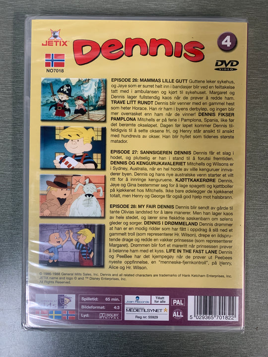 Dennis. Vol. 4. 1986. DVD. Ny i plast!