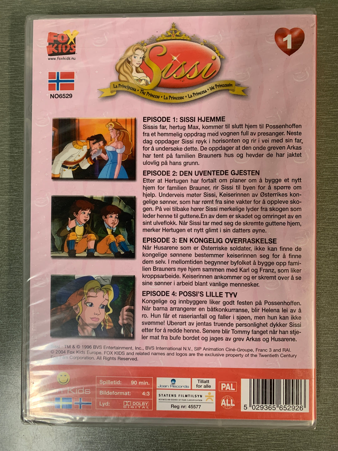 Sissi. Vol. 1. 1997. DVD. Ny i plast!