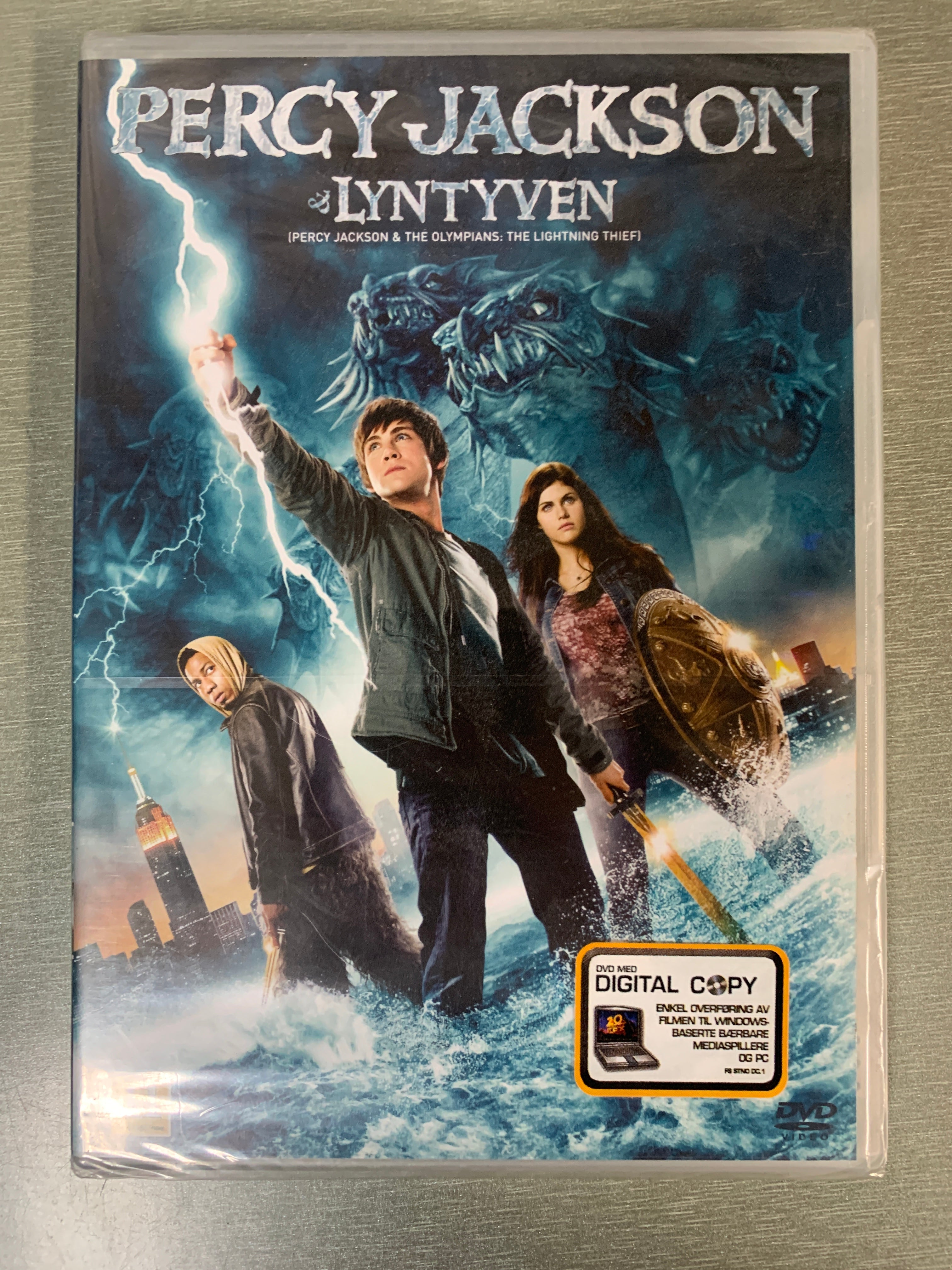 Percy Jackson & Lyntyven. 2010. DVD. Ny i plast!