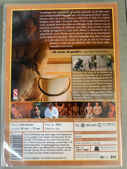 Fortellinger fra saunaen (Miesten vuoro). 2010. DVD.