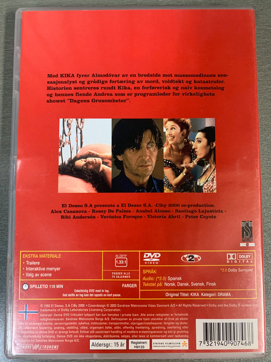 Kika. 1993. DVD.