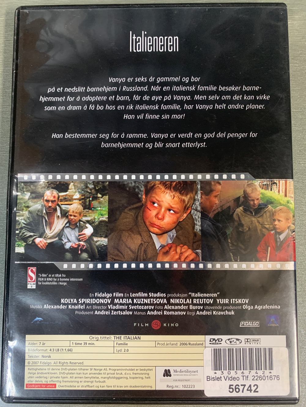 Italianeren (The Italian). 2005. DVD.