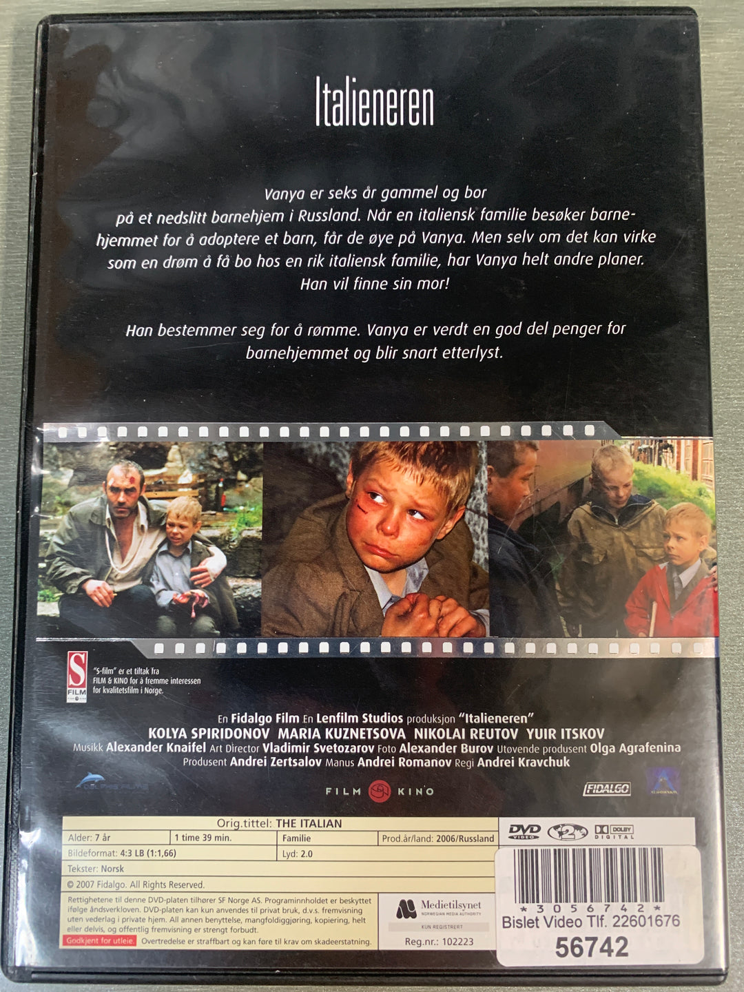 Italianeren (The Italian). 2005. DVD.